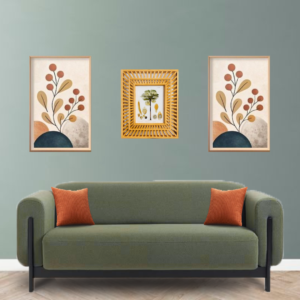 3 Seater Sofa in Saga Green Colour