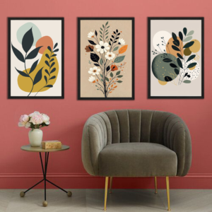 Canvas Wall Frame Set of 3