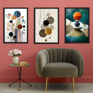 Canvas Wall Frame Set of 3