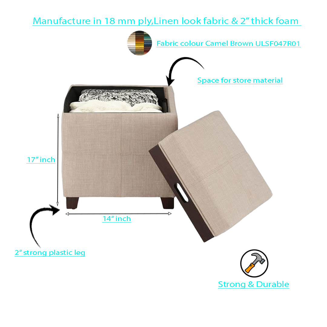 Ottoman With Storage - Image 2