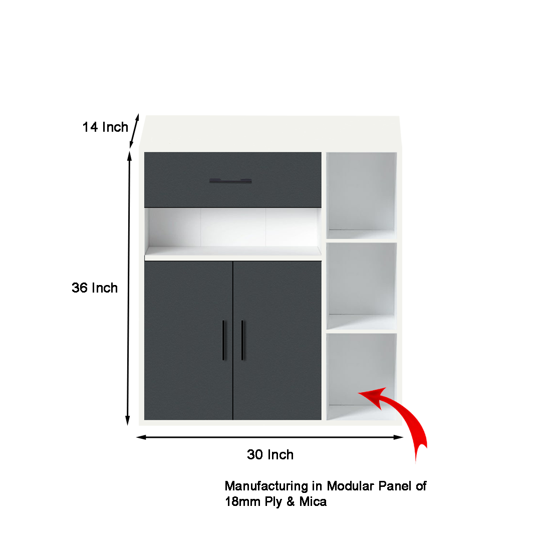 Kitchen Storage Cabinet / Kitchen Crockery Unit - Image 2